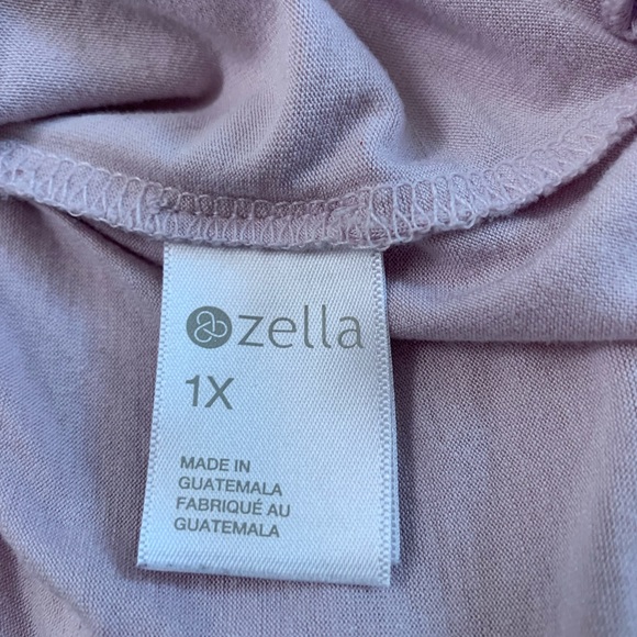 Zella Long Sleeve Ruched Tunic Top size 1X - Picture 17 of 17